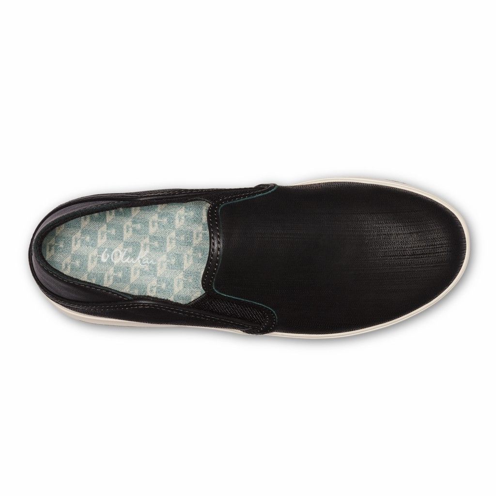 Olukai Women's Ki Ihele Ili Slip On Shoe - Black US794-652